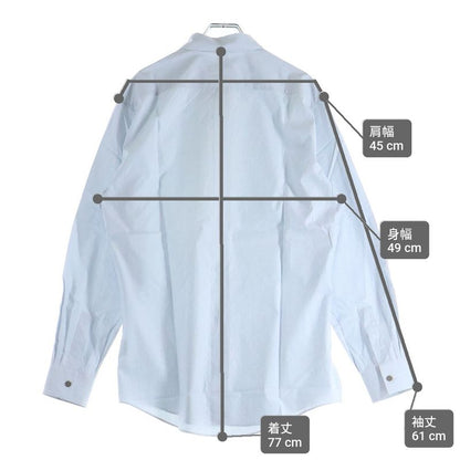 Hermes Button Dress Shirt Long Sleeve Top Flower
