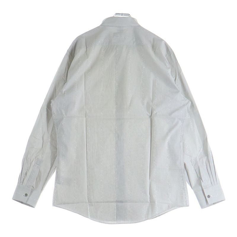 Hermes Button Dress Shirt Long Sleeve Top Flower