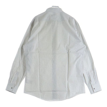 Hermes Button Dress Shirt Long Sleeve Top Flower