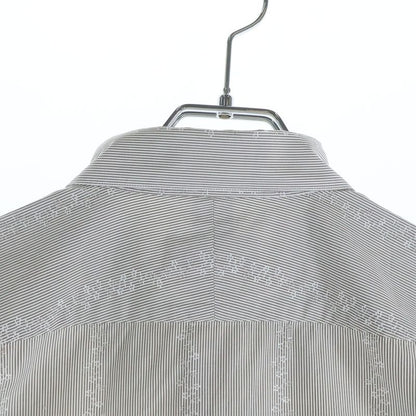 Hermes Button Dress Shirt Long Sleeve Top Flower