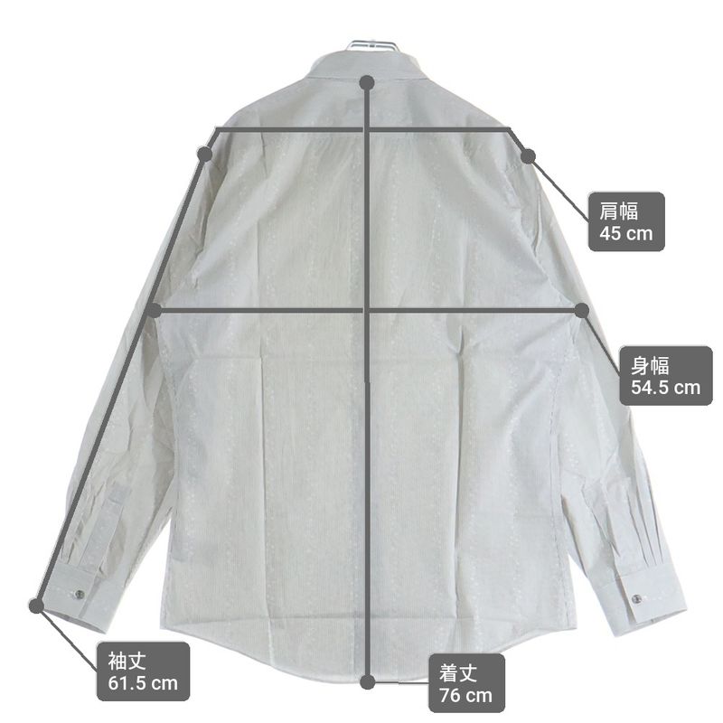 Hermes Button Dress Shirt Long Sleeve Top Flower