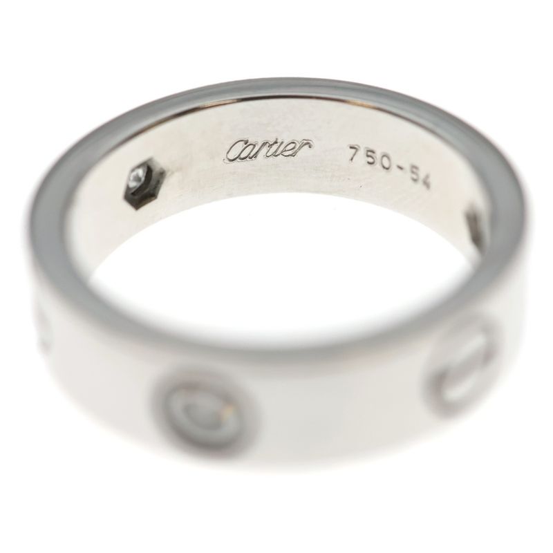 Cartier Love Ring Diamond 750 White Gold