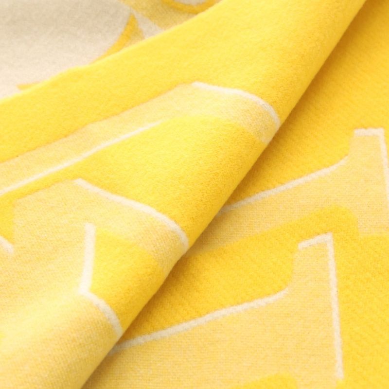 Louis Vuitton LV Birds Scarf White Yellow