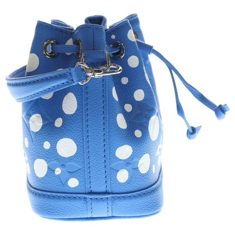 Louis Vuitton YK Nano Noe Monogram Bag Yayoi Kusama Light Blue