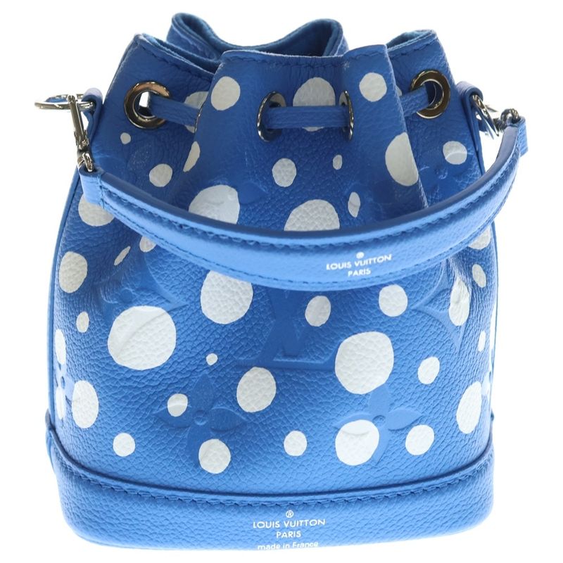 Louis Vuitton YK Nano Noe Monogram Bag Yayoi Kusama Light Blue