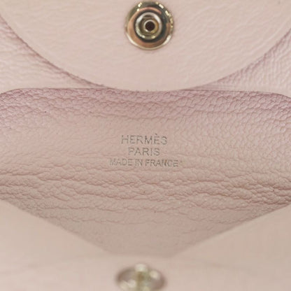 Hermes Bastia Coin Case Rose Darling Chevre Purse