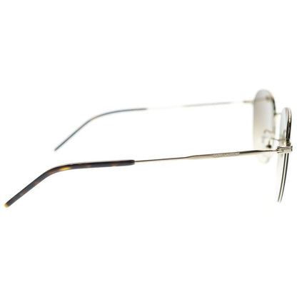 Saint Laurent Paris Asian Fit Square Frame Sunglasses Brown