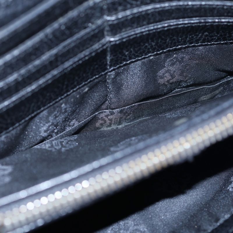 Chrome Hearts Judy Cross Ball Button Leather Wallet