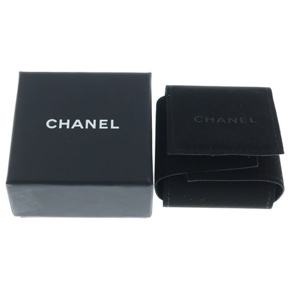 Chanel Coco Feather Earrings Silver