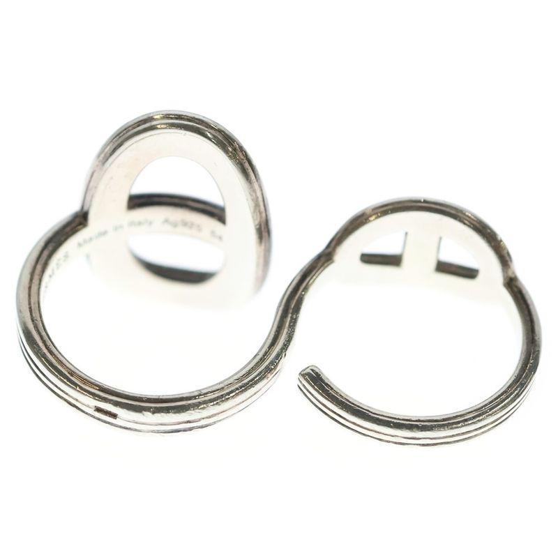 Hermes Chaine D'ancre Double Finger Ring