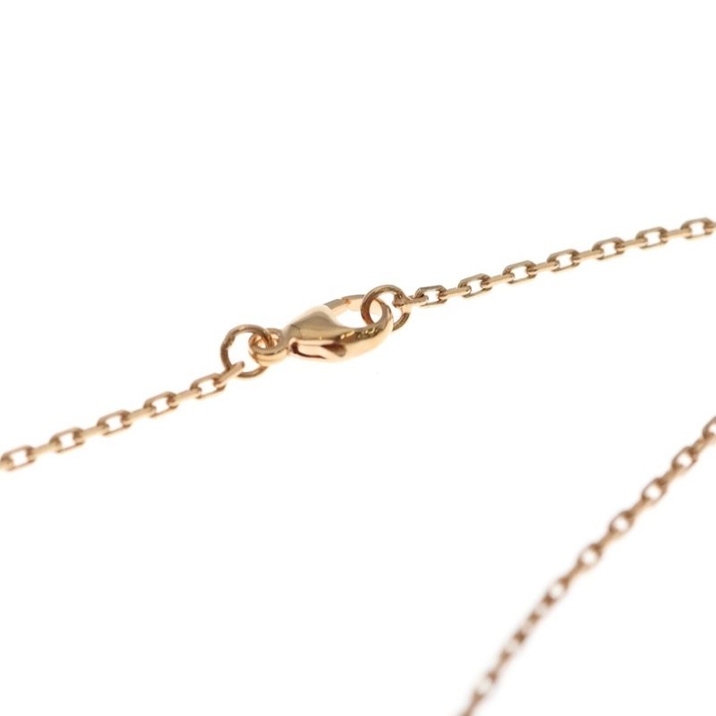 Hermes Mini Pop Necklace Pink Gold Black Pendant