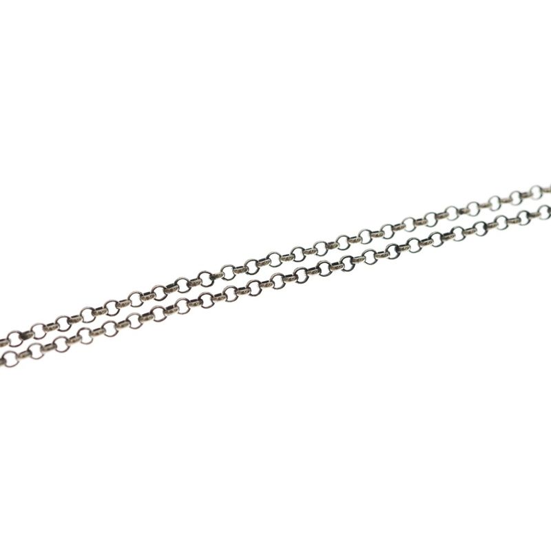 Chrome Hearts Neckchain Roll Chain Necklace Silver