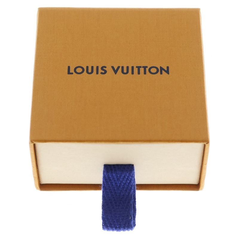 Louis Vuitton Collier Lou Glam LV Logo Necklace Gold