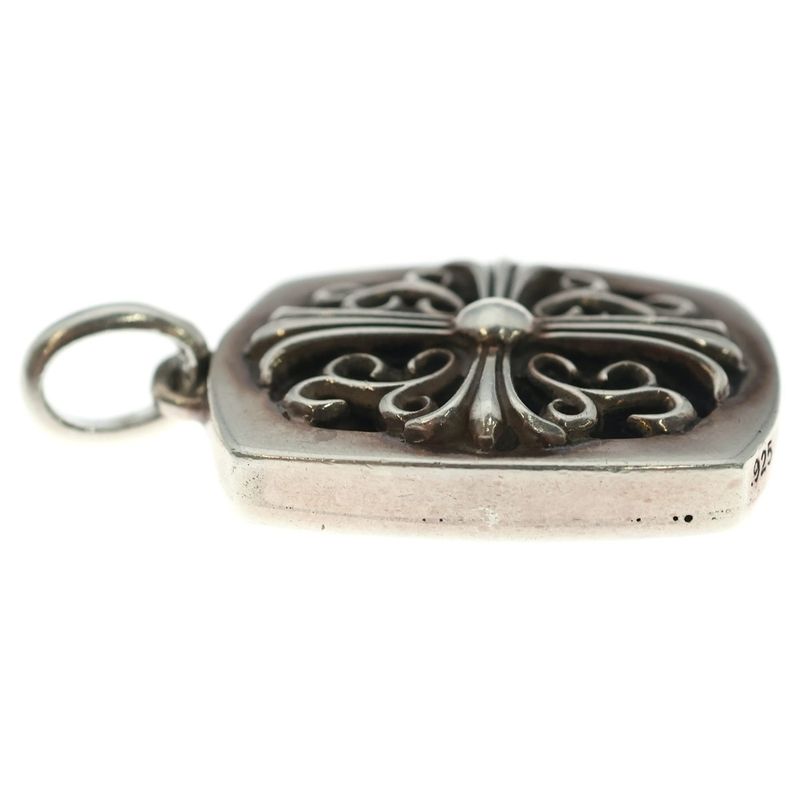 Chrome Hearts Keeper Pendant Top Silver