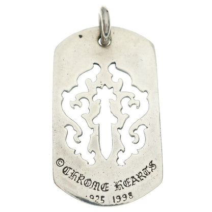 Chrome Hearts D Tag Lrg Dagger Cutout Dog Large Necklace Top