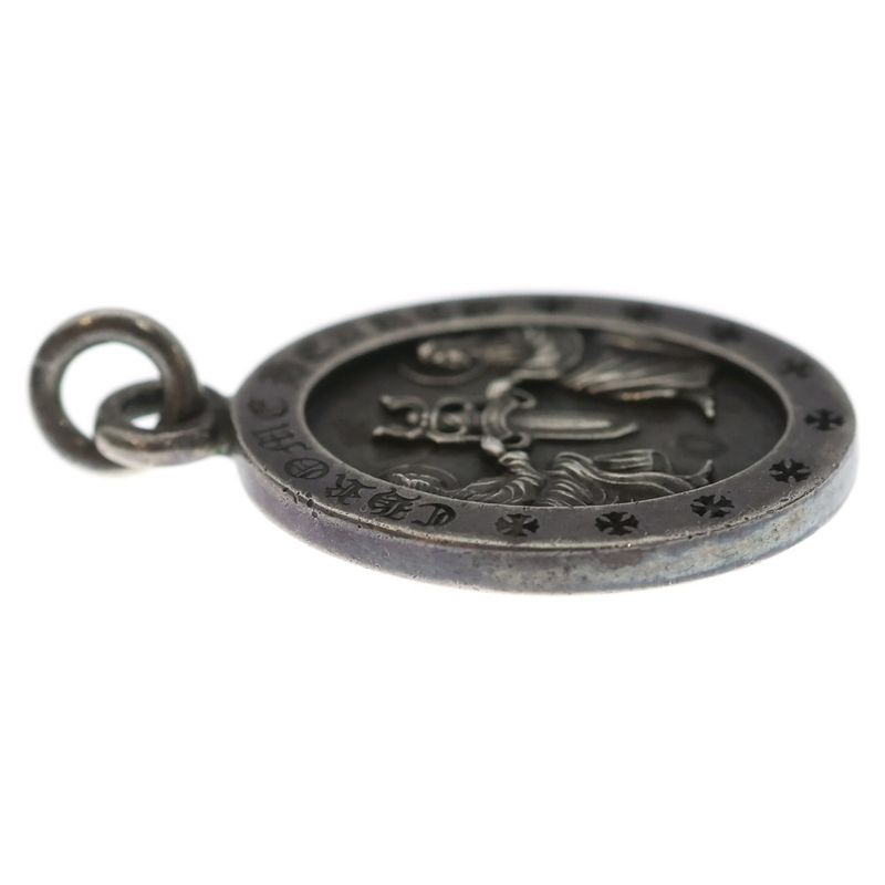 Chrome Hearts Angel Medal Oval Pendant Top Silver