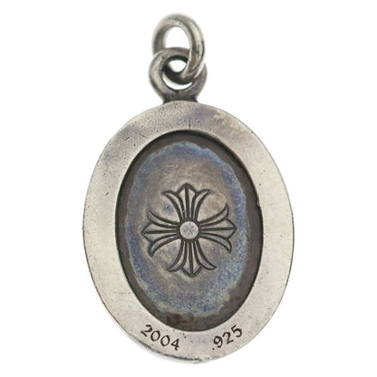 Chrome Hearts Angel Medal Oval Pendant Top Silver