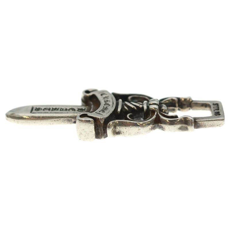 Chrome Hearts 10 Dagger Pendant Top Silver