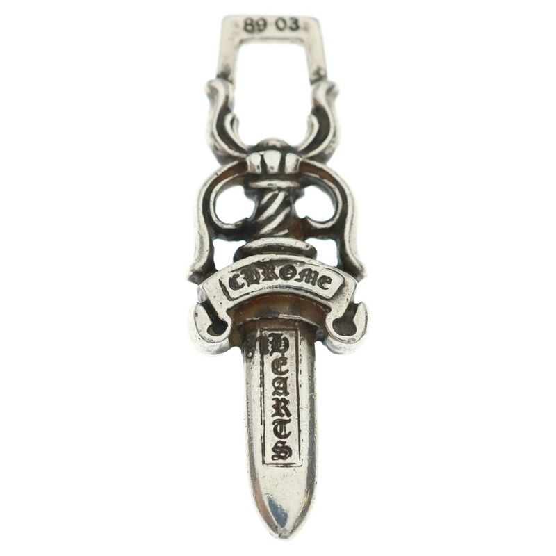 Chrome Hearts 10 Dagger Pendant Top Silver