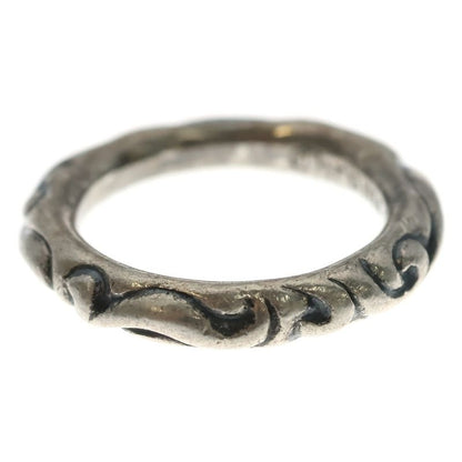Chrome Hearts Scrl Band Scroll Silver Ring
