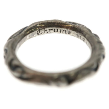 Chrome Hearts Scrl Band Scroll Silver Ring
