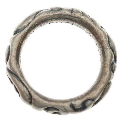 Chrome Hearts Scrl Band Scroll Silver Ring