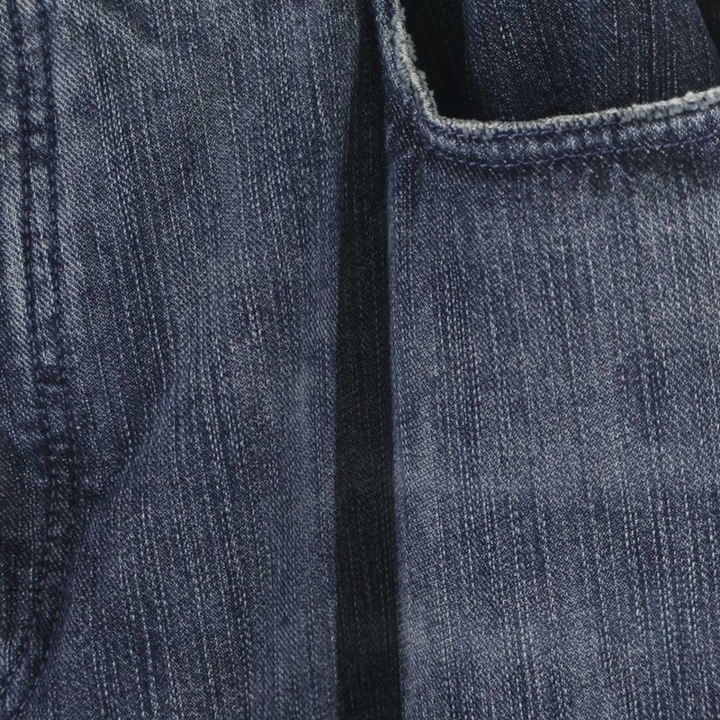 Balenciaga Double Front Wide Leg Jeans Denim Pants Indigo