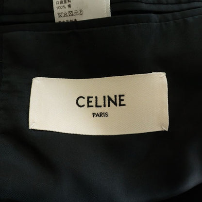 Celine Cropped Tailored Jacket Black