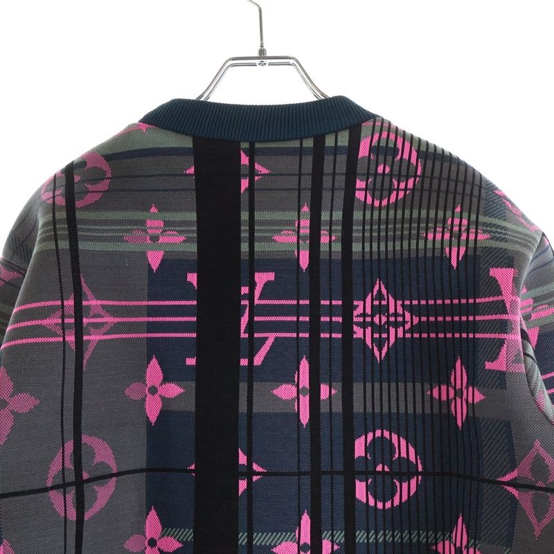 Louis Vuitton Monogram Jacquard Sweatshirt Green