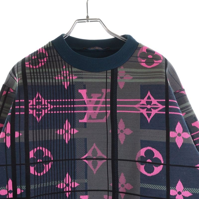 Louis Vuitton Monogram Jacquard Sweatshirt Green