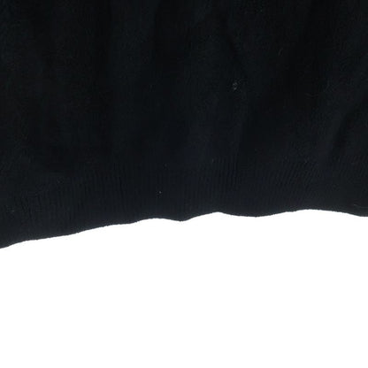 Fendi Zucca Pattern Turtleneck Knit Sweater Black