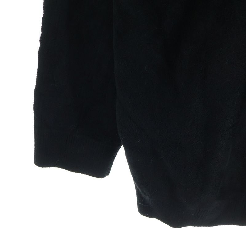 Fendi Zucca Pattern Turtleneck Knit Sweater Black