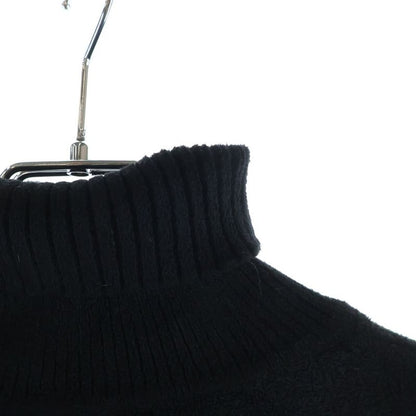 Fendi Zucca Pattern Turtleneck Knit Sweater Black