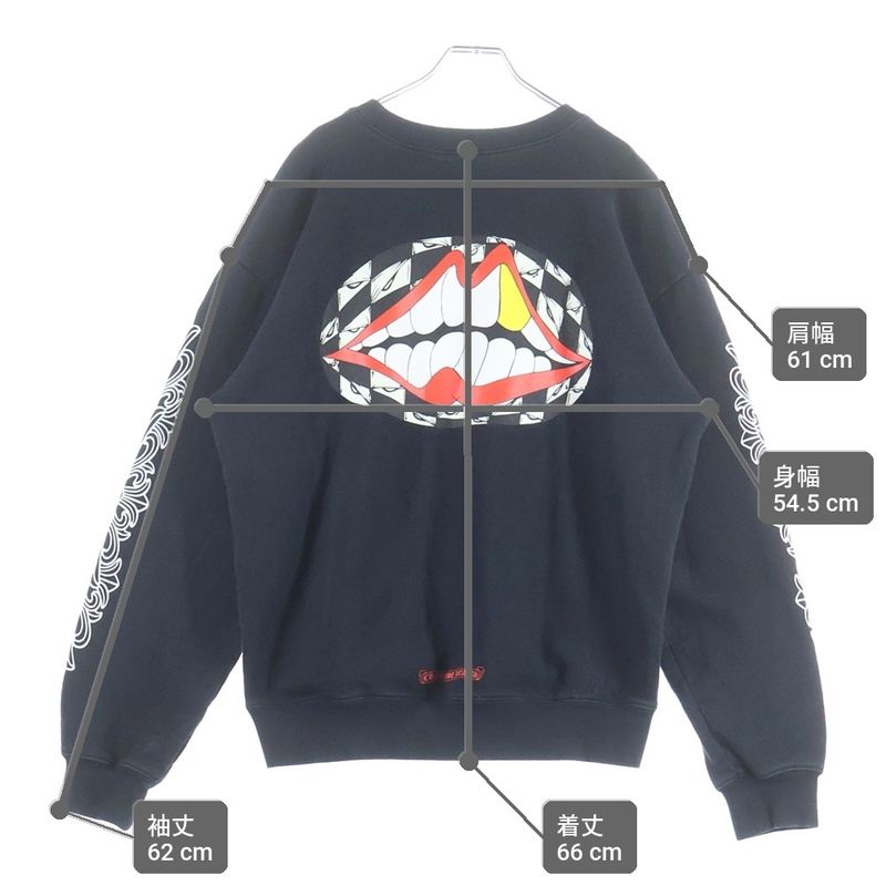 Chrome Hearts Boy 99 Eyes Chomper Crewneck Sweatshirt Matty