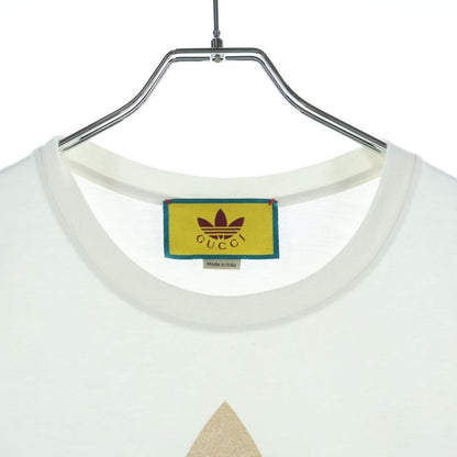 Gucci Adidas Front Logo Short Sleeve T-Shirt White