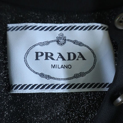 Prada Sable Dress Long with Camisole Black