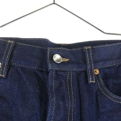 Gucci Enamel Patch Straight Denim Pants Blue