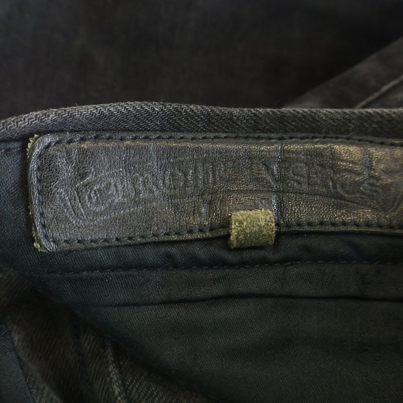 Chrome Hearts Dnm Pants Cross Button Fly Denim