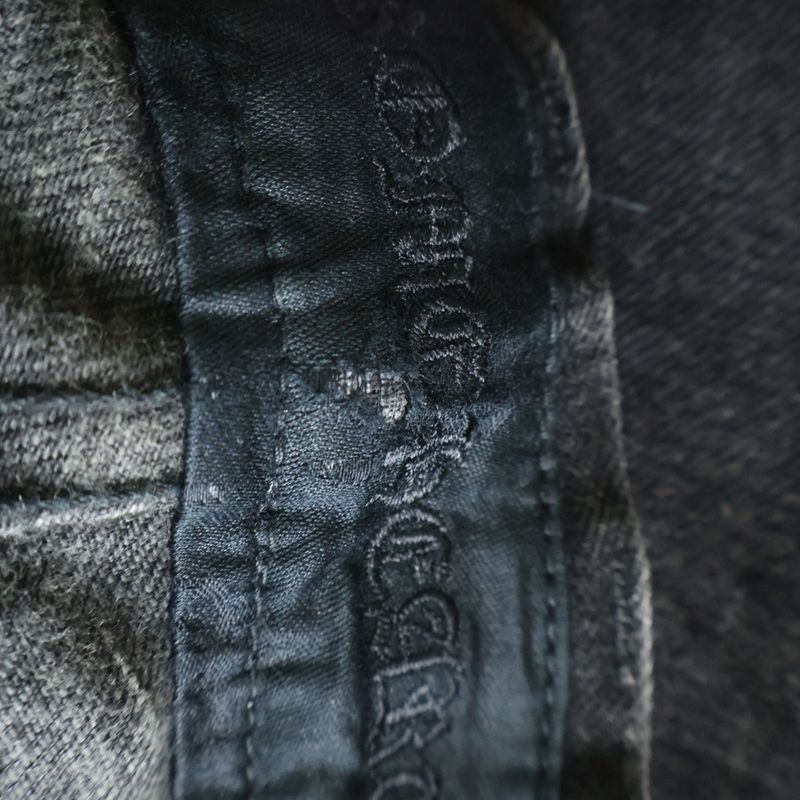 Chrome Hearts Dnm Pants Cross Button Fly Denim