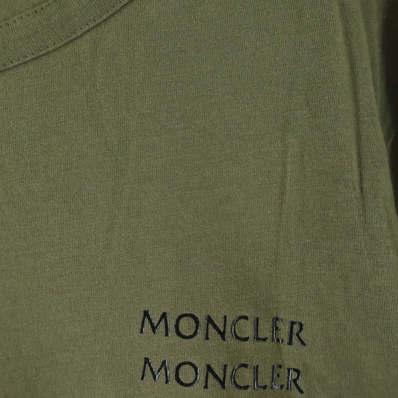 Moncler Maglia Manica Lunga Front Print Shirt