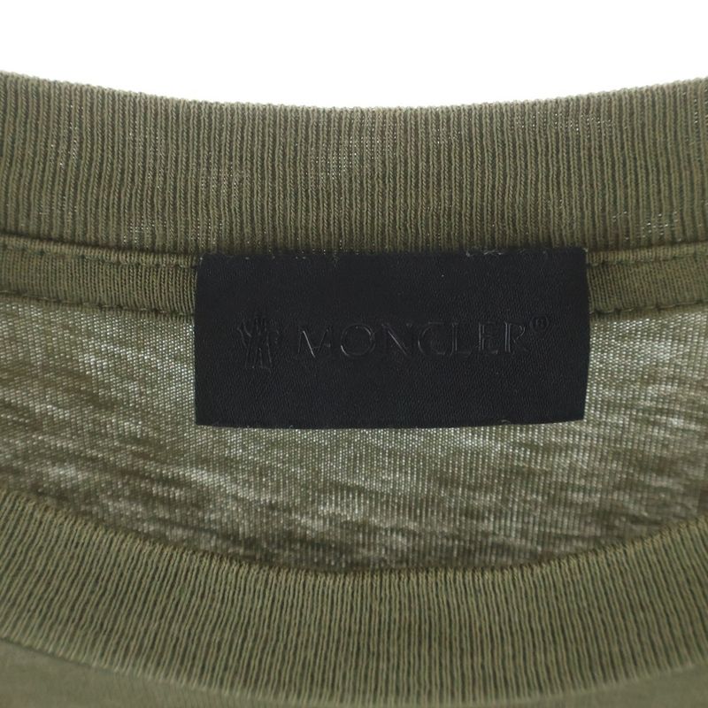 Moncler Maglia Manica Lunga Front Print Shirt