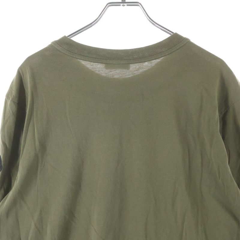Moncler Maglia Manica Lunga Front Print Shirt