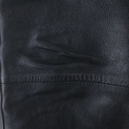 Celine Panel Full Grain Lambskin Leather Pants Black