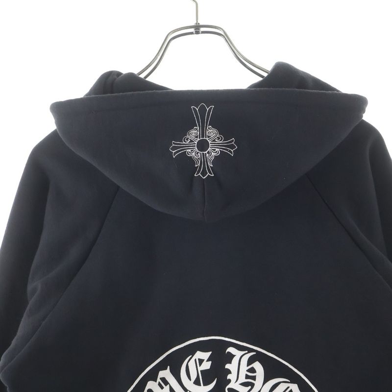 Chrome Hearts Old Sweatshirt HD Zip Backhoe Sush Print Lining Thermal Up Hoodie