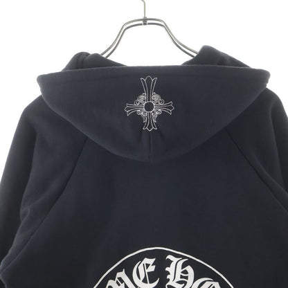 Chrome Hearts Old Sweatshirt HD Zip Backhoe Sush Print Lining Thermal Up Hoodie