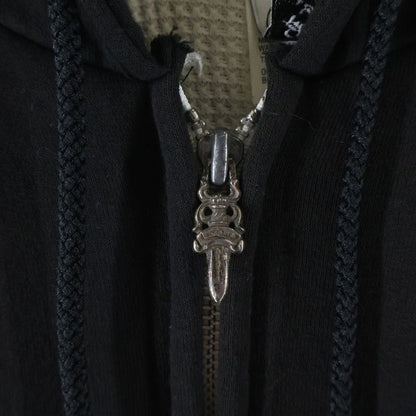 Chrome Hearts Old Sweatshirt HD Zip Backhoe Sush Print Lining Thermal Up Hoodie