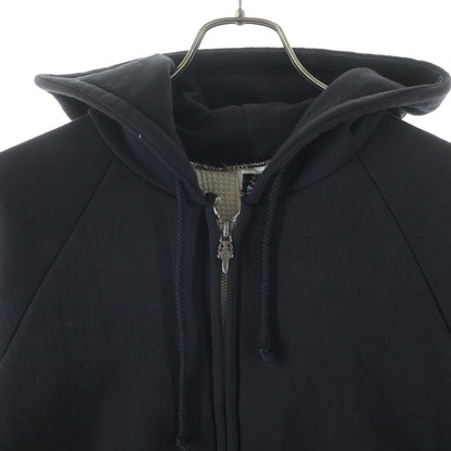 Chrome Hearts Old Sweatshirt HD Zip Backhoe Sush Print Lining Thermal Up Hoodie
