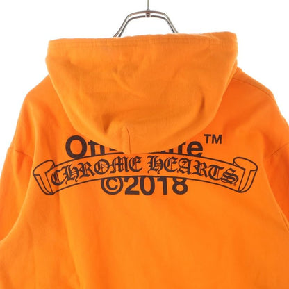 Chrome Hearts Off White HD Plvr Logo Print Pullover Hoodi Sweater