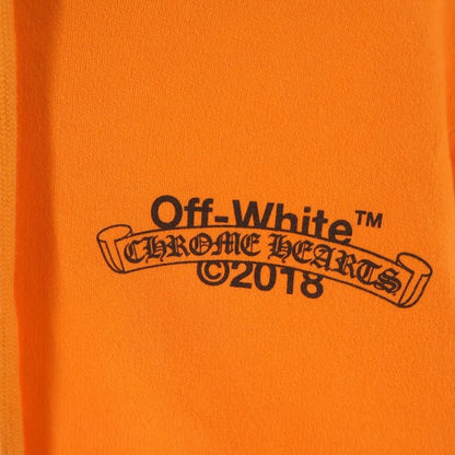 Chrome Hearts Off White HD Plvr Logo Print Pullover Hoodi Sweater