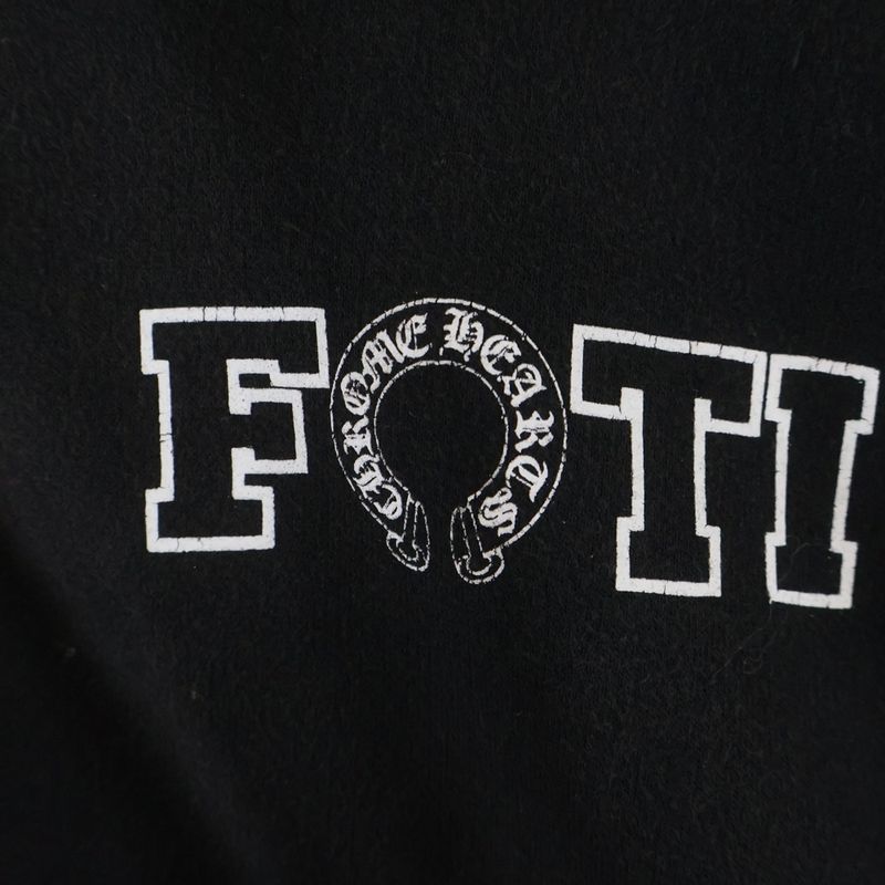 Chrome Hearts Foti Sweatshirt HD Zip Back Print Hoodie Black